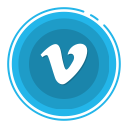 social media , vimeo svg vector icon