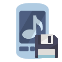 ringtone,diskette icon
