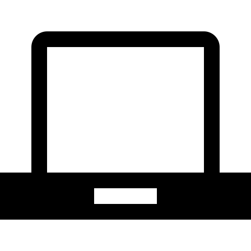 Laptop svg vector icon