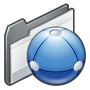 folder,network icon