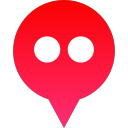 flickr, logo, media, social svg vector icon