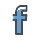 facebook, media, network, social, web svg vector icon