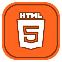 html5, media, social svg vector icon