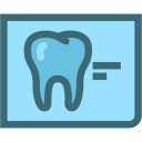dental, dental records, dentist, dentistry, tooth, tooth x ray, x rays svg vector icon