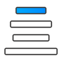 align, center svg vector icon