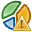 error, piechart icon