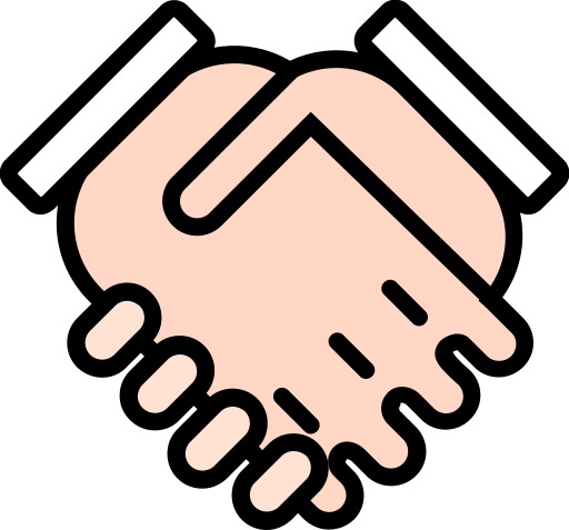 Cooperation svg vector icon