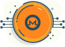 crypto, cryptocurrencies, cryptocurrency, digital money, monero svg vector icon