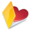 folder,favorits,yellow icon