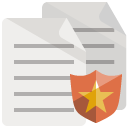 document,shield icon