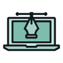 art, color, design, drawing, illustration, pencil svg vector icon