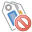 delete, tags icon
