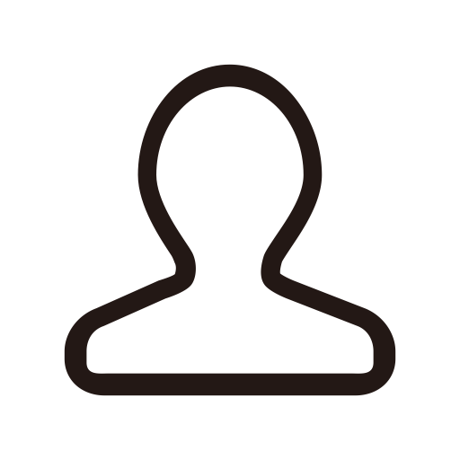 Bu User O svg vector icon