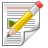 content, paper, pencil icon