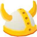 hat, viking, y icon
