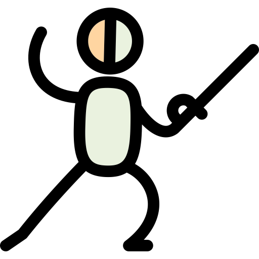 Fencing svg vector icon