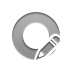 round,pencil icon