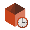 box,clock icon