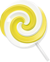 candy, lollypop, yellow icon