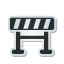 construction, sticker icon