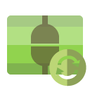 connect,vertical,refresh icon
