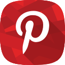 images, pinterest, social network svg vector icon