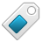 blue, tag icon