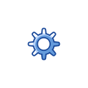 edit tool bar, gear, settings, tools svg vector icon