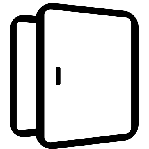 The Door svg vector icon