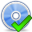 accept, cd icon