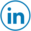 in, linked, linkedin, social svg vector icon