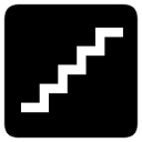 stairs svg vector icon