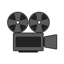 camera, film, movie, projector, screening, tape svg vector icon