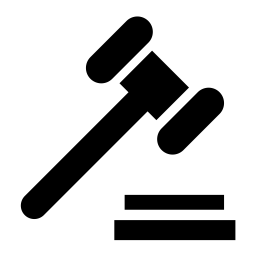 Auction svg vector icon