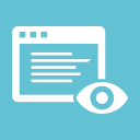 browser, content, eye, search, see, view, window svg vector icon