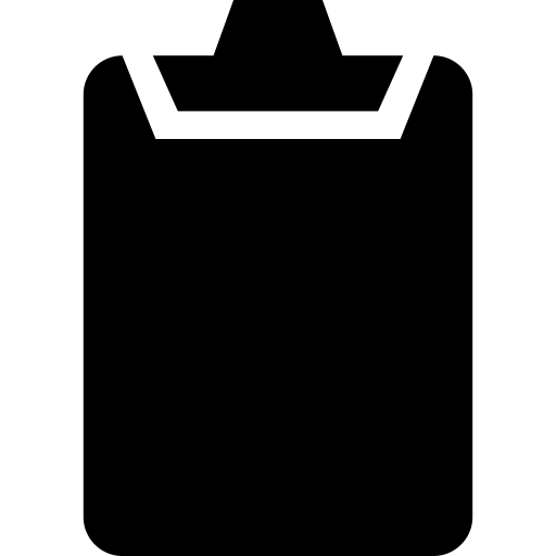 Clipboard svg vector icon