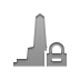 monument,lock icon