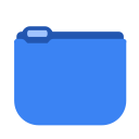 blue,folder icon