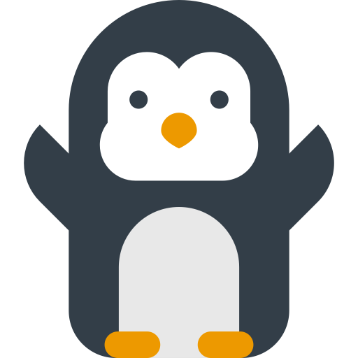 Penguin svg vector icon