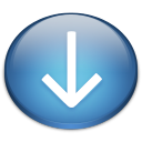 down,descend,download,fall,decrease,descending icon