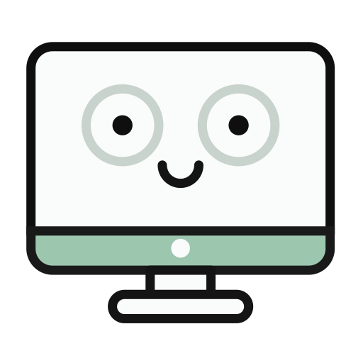 Computer svg vector icon