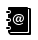 adress, book icon