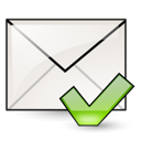 check, envelope, junk, mail, mark icon