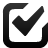 checkbox,checked icon