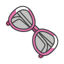 eyes, female, glasses, protection, spectacles, sun, sunglasses svg vector icon