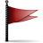 flag,red icon
