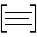 brief, fraction, information, particle, snippet svg vector icon