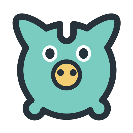 Color Swatch Pig svg vector icon
