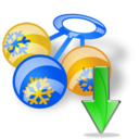 rattle,down,descend,download,fall,decrease,descending icon