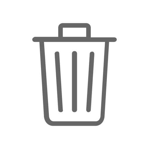Trash Empty svg vector icon